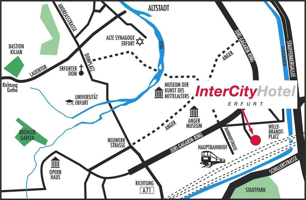 IntercityHotel Erfurt Esterno foto